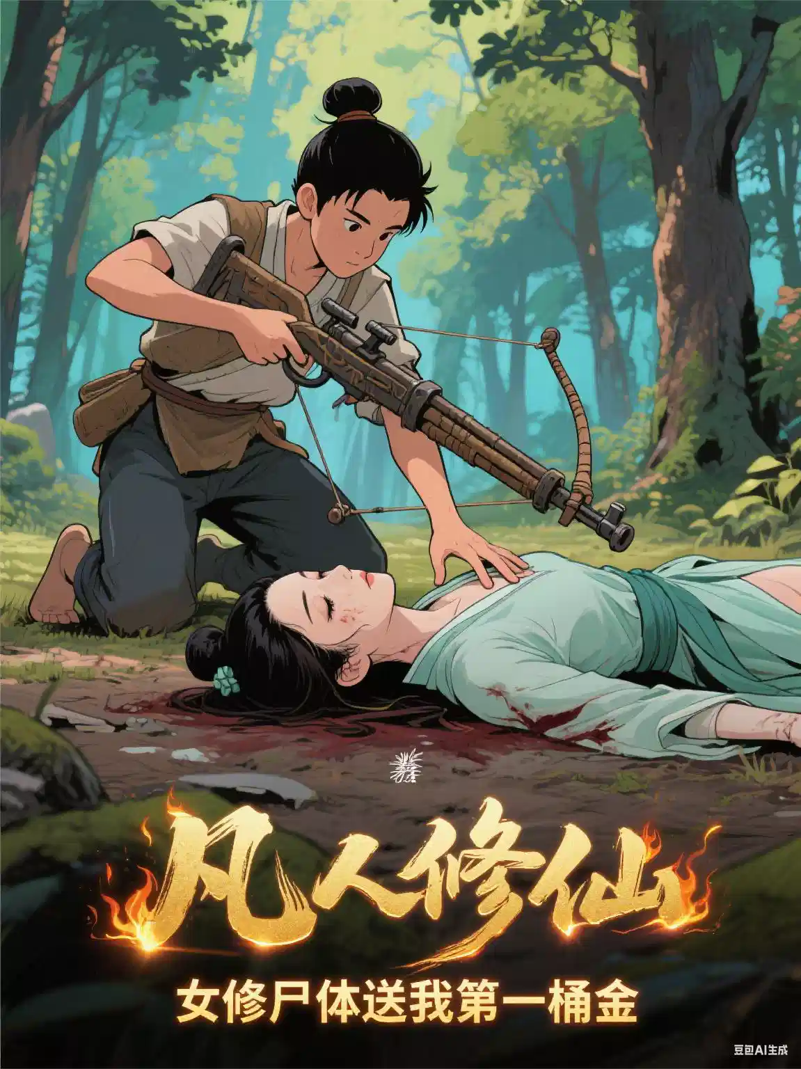 凡人修仙，女修尸体送我第一桶金